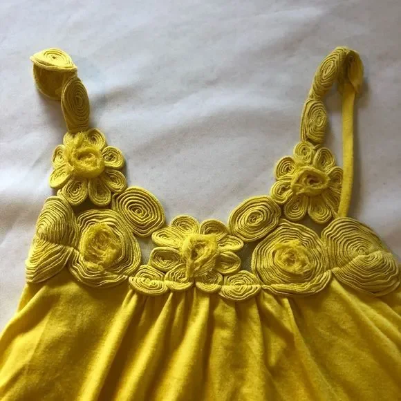 Yellow Summer Dress - Picture 2 of 5